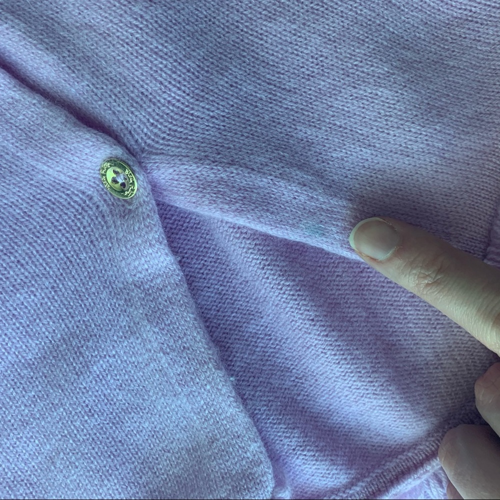 Lilly Pulitzer Cashmere Harp Wrap Lilac Freesia - Picture 5 of 5